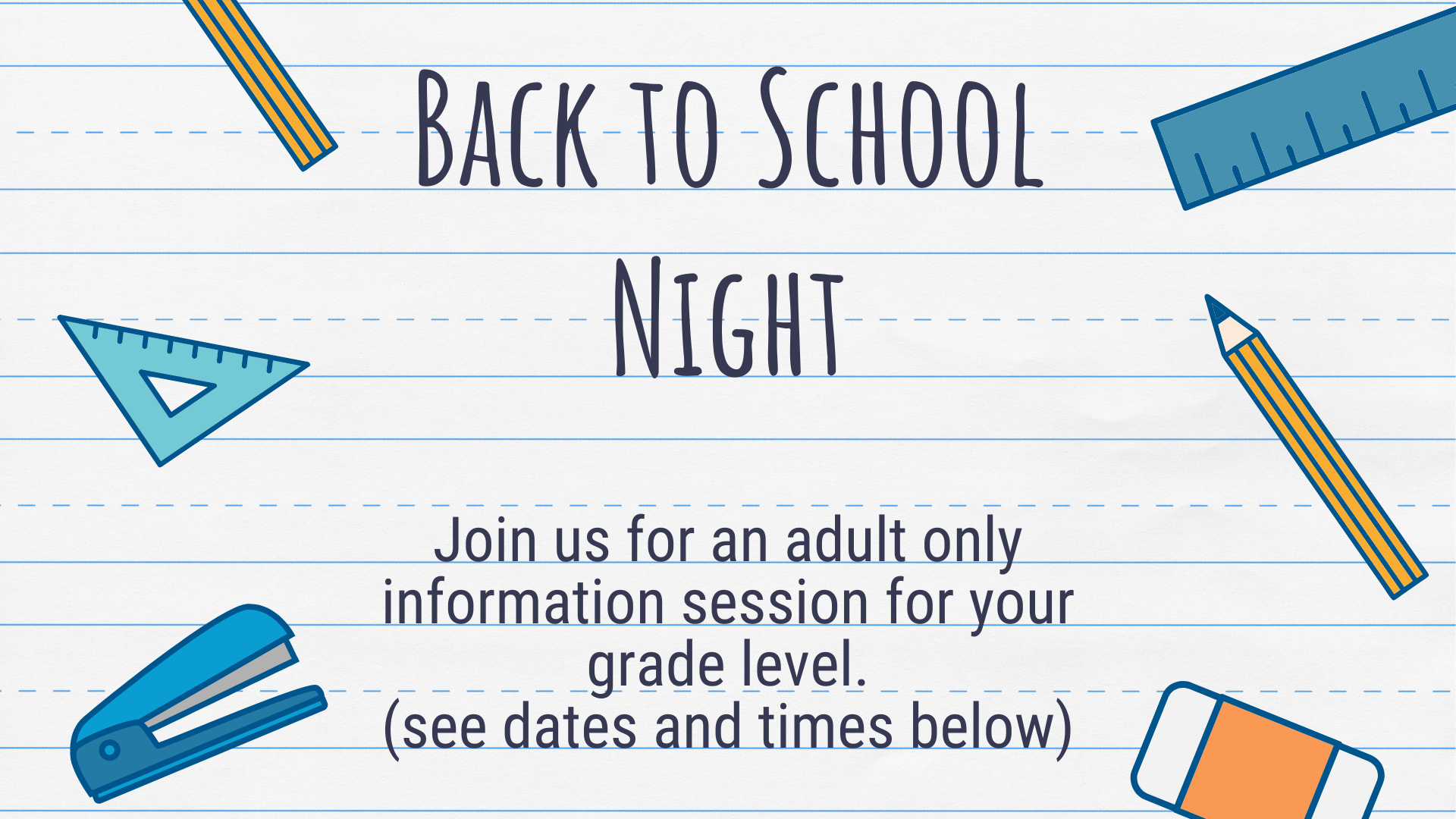 Back to School Nights Mission Avenue Open School PTA
